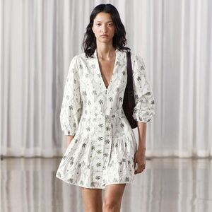 COPY - NWT ZARA Palm Tree Dress green